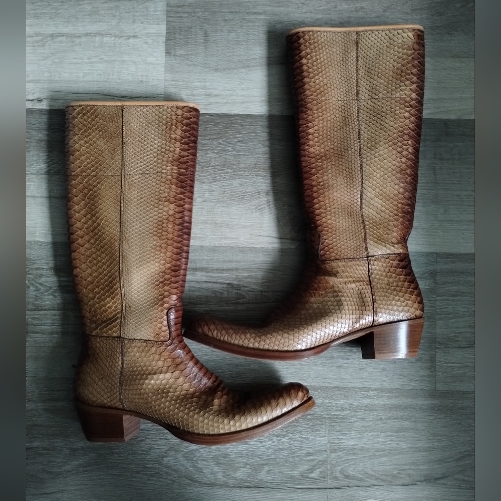 Prada Python Boots 10 - image 6